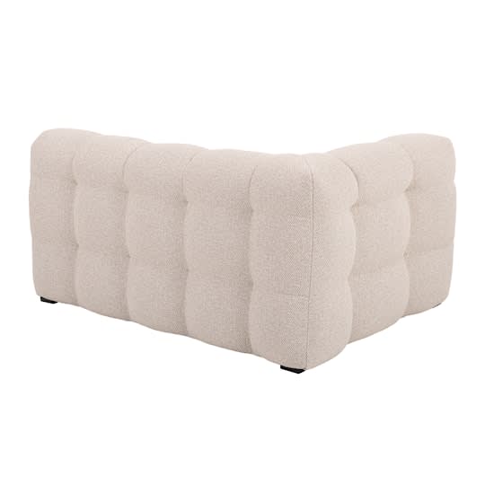 Sleepo Billie 1.5-Seters Sofa Modul Venstre Armlene Beige Bouclé 141cm