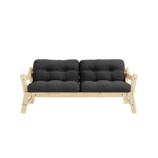 Karup Design Step Bäddsoffa Natur/Dark Grey 200cm