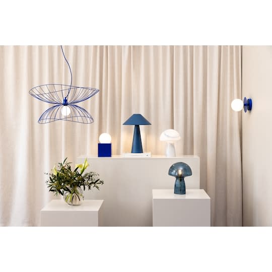 Globen Lighting Fungo Swirl 22 Tischlampe Blau