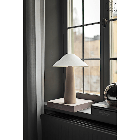 HKliving Cone Lampenfuß Light Matt Skin 40cm