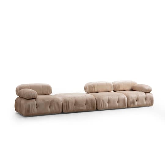 Sleepo Blanca Høyremodul Velvet Beige