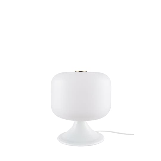 Globen Lighting Bullen Bordlampe Hvit 25cm