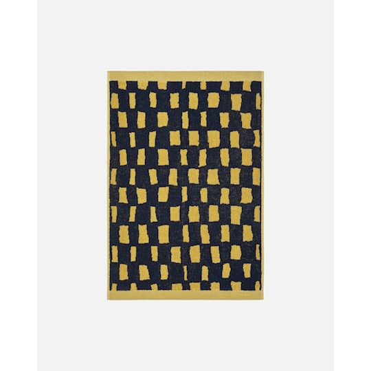 Marimekko Iso Noppa Handduk Black/Sand 50x70cm