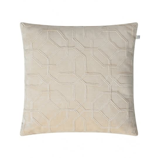 Chhatwal &amp; Jonsson Nandi Kuddfodral Sammet Beige 50x50