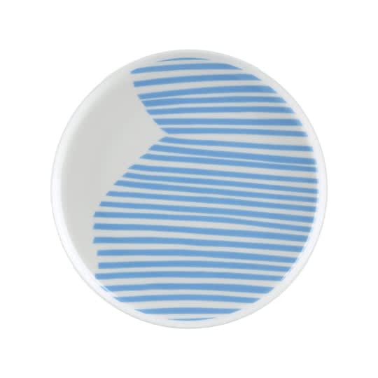 Marimekko Oiva/Uimari Tallrik White/Light Blue 20 cm