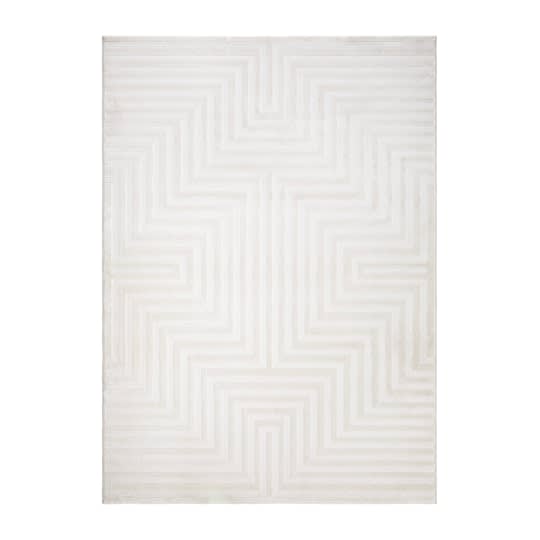 Nordic Home Cordelia Romb Matta Creme 300x400