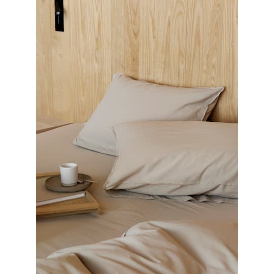 Høie Frøya 2-teiliges Bettbezug-Set Beige