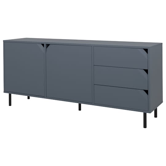 Tenzo Corner Sideboard Lake Blue Matte 176.5cm