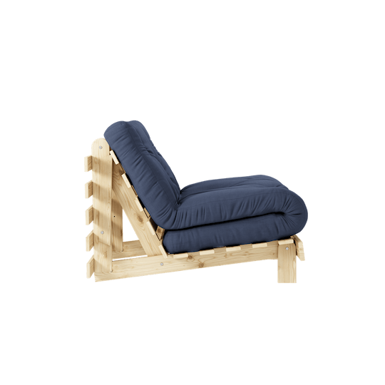 Karup Design Roots Bäddfåtölj Natur/Navy 90cm