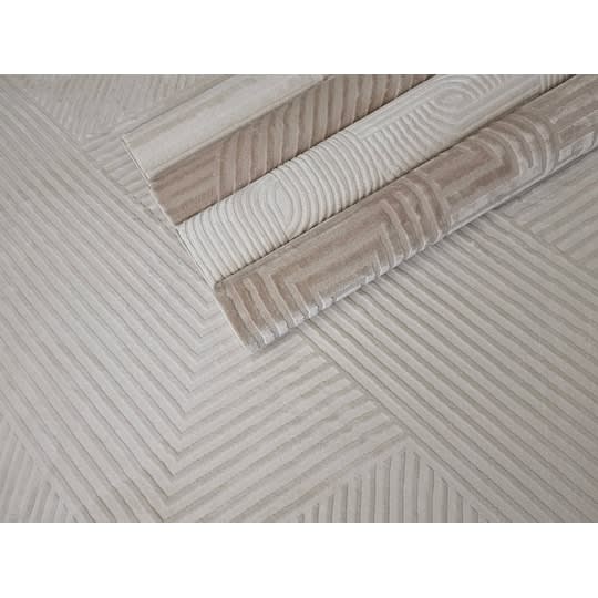 Nordic Home Cordelia Romb Matta Creme 200x290