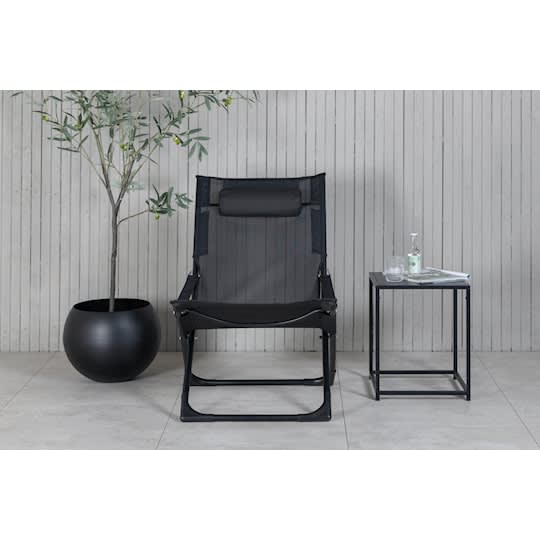 Nordic Outdoor Telma Solstol Svart