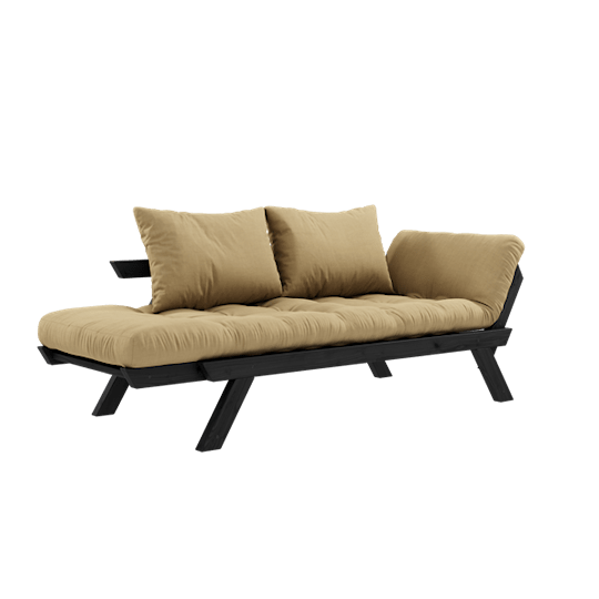 Karup Design Bebop Tagesbett Schwarz/Weizenbeige 174cm