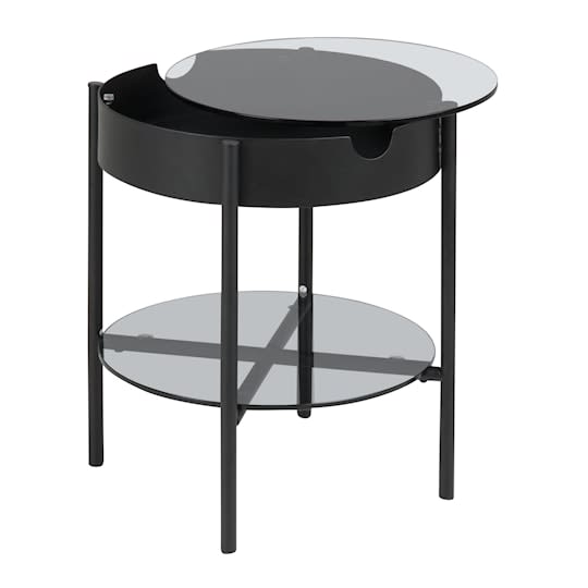 Nordic Home Hede Beistelltisch Schwarz