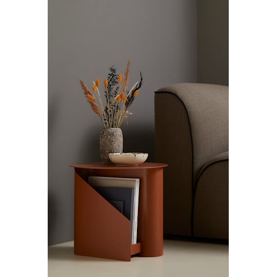 Woud Sentrum Sidebord Oransje Ø40