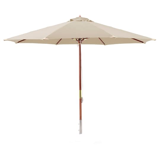 Hillerstorp Lyx Parasoll Natur/Beige 335cm