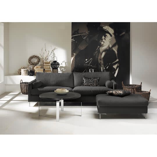 Sleepo Åre 3-Sitzer Sofa Dunkelgrau 227cm