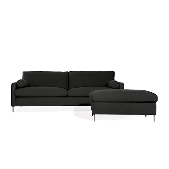 Sleepo Åre 2-Sitzer Sofa Dunkelgrau 177cm