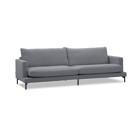 Sleepo Olivia 4-Sitzer Sofa Grau 266cm