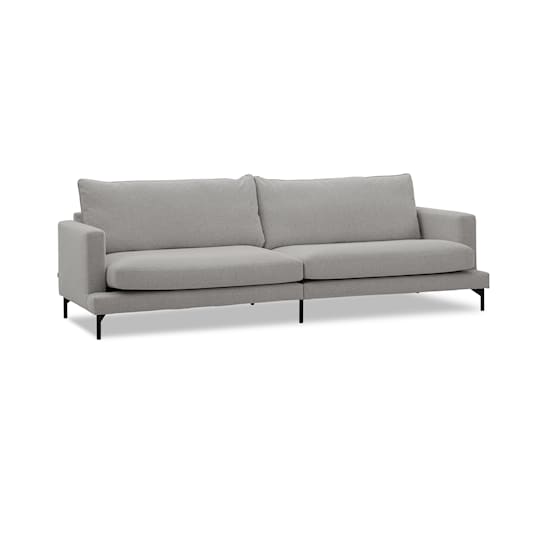 Sleepo Olivia 4-sits Soffa Silver 266cm