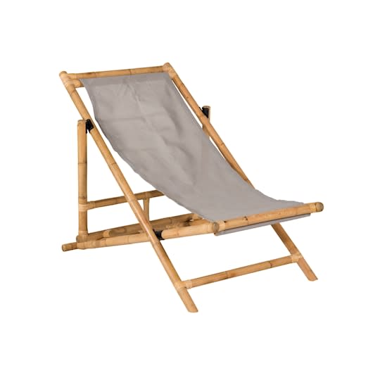 Nordic Outdoor Cane Loungestol Grå