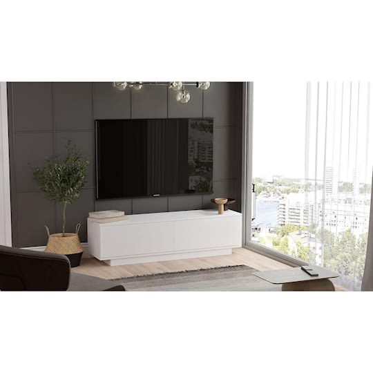 Nordic Home Holger TV-benk Hvit 140 cm