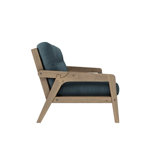 Karup Design Grab Bäddsoffa Brun/Petrol Blue 204cm