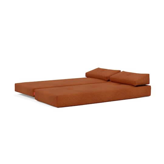 Innovation Living Sigmund Bäddsoffa Oak/Corduroy Burnt Orange 80x200