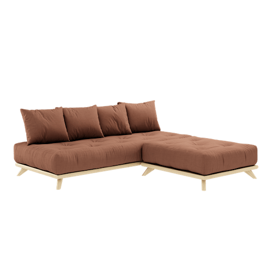 Karup Design Senza Bäddsoffa Natur/Clay Brown 200cm