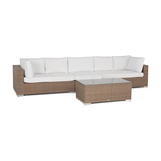 Nordic Outdoor Bora 5-seters lounge sofa inkl. Bord Sand