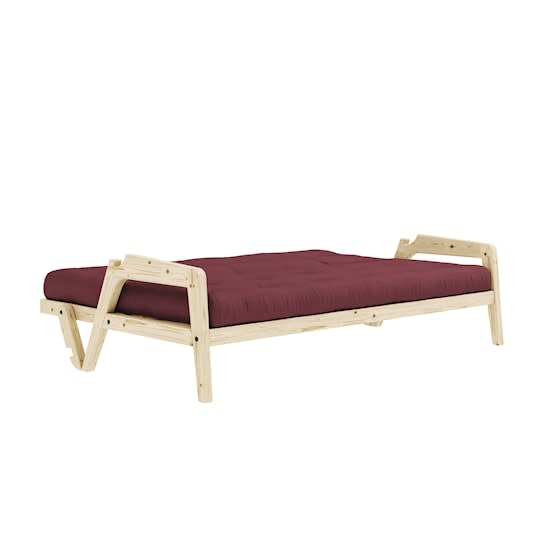 Karup Design Grab Sovesofa Natur/Bordeaux 204cm