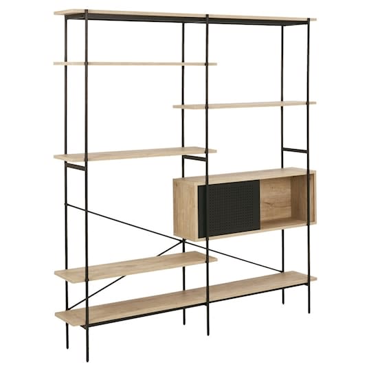 Nordic Home Evelyn Bücherregal Eiche 188cm