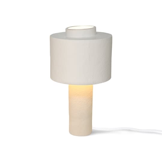 HKliving Gesso Bordlampe Matt Hvit Ø28,5