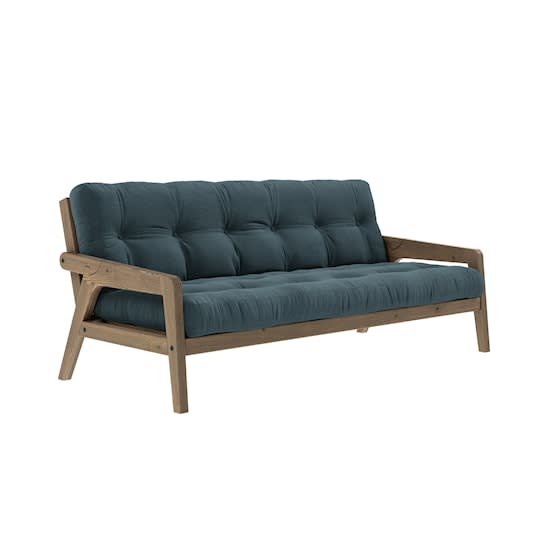 Karup Design Grab Bäddsoffa Brun/Pale Blue Manchester 204cm