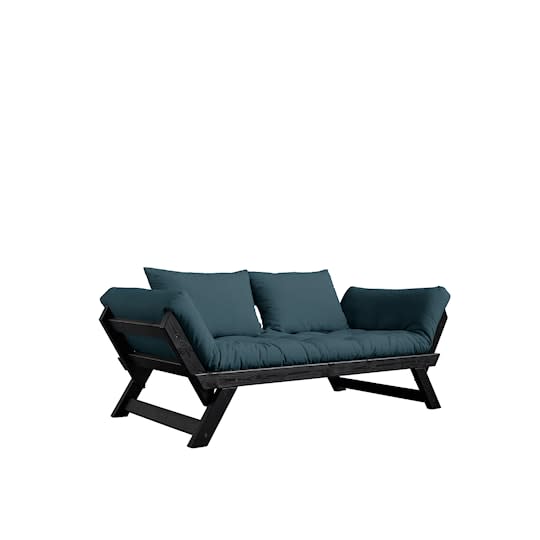 Karup Design Bebop Dagseng Svart/Petrol Blue 174cm