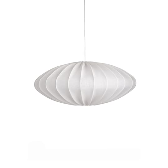 Watt &amp; Veke Ellipse Deckenlampe Linne Weiß 65cm