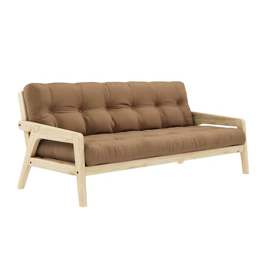 Karup Design Grab Bäddsoffa Natur/Mocca 204cm