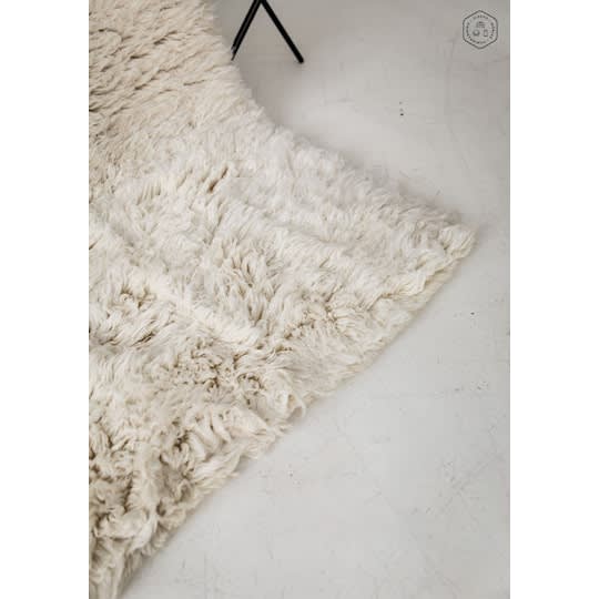 Sleepo Fluffy Flokati Teppe Ø120