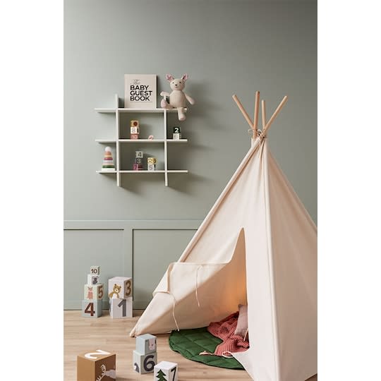 Kids Concept Malin Tipitelt Naturhvit 160cm