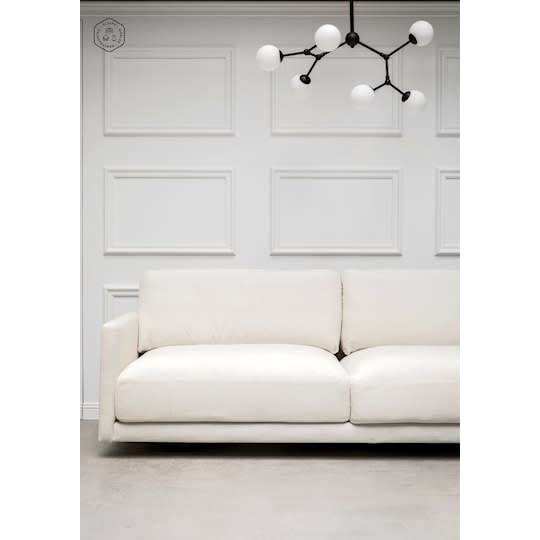 Sleepo Alicia 3-Sitzer Sofa Weiß 234cm