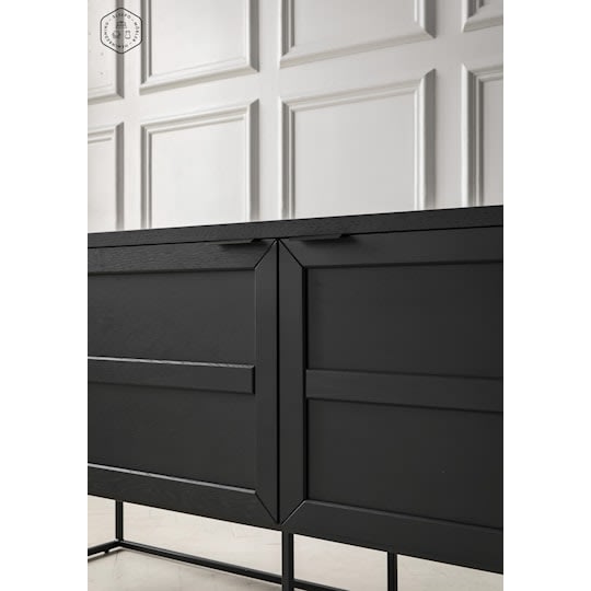 Rowico Home Everett Sideboard Schwarz