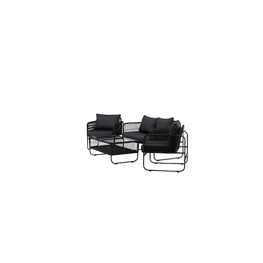 Nordic Outdoor Uni Lounge Set Svart