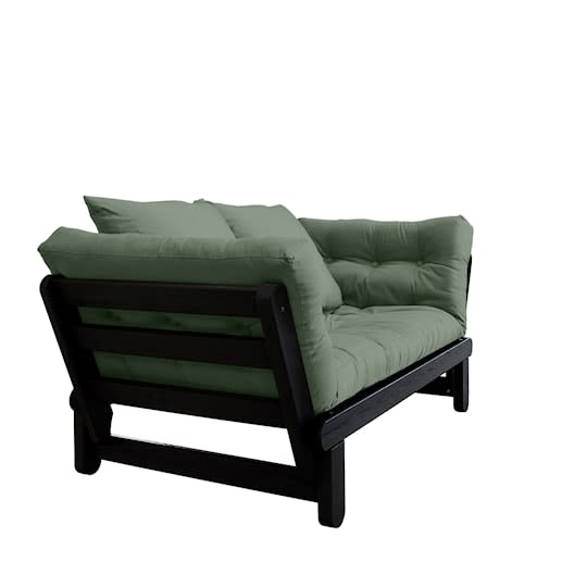 Karup Design Beat Bäddsoffa Svart/Olive Green 200cm