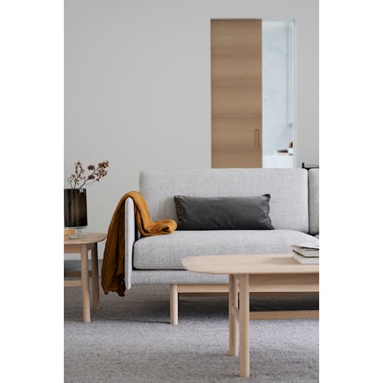 Rowico Home Hammond 3-sits Soffa Vitpigmenterad Ek/Grå 212cm