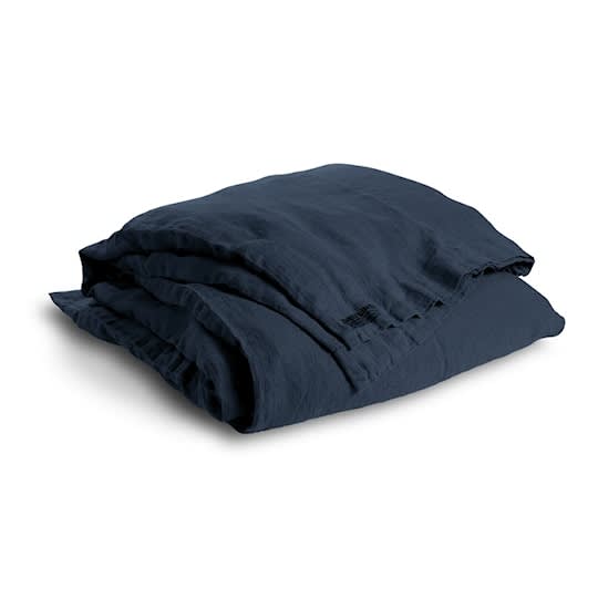 Lovely Linen Pussilakana Midnight Blue Kahden hengen