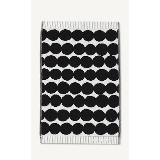 Marimekko Räsymatto Handduk Svart/Vit 70x150