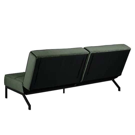 Nordic Home Sund Bäddsoffa Sammet Grön 198cm