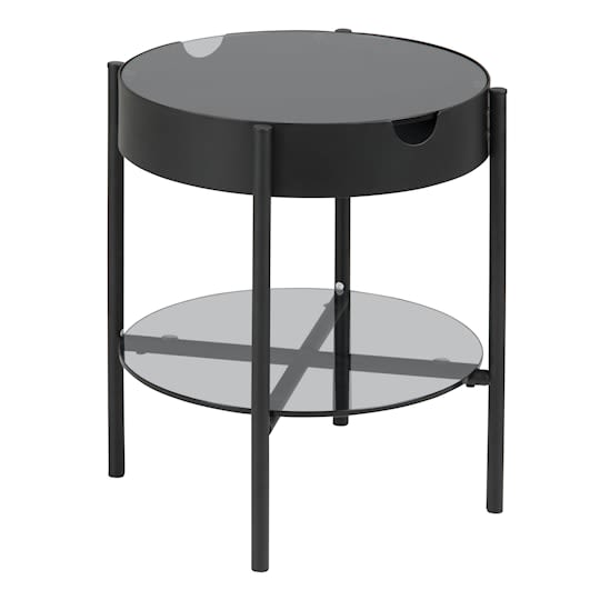 Nordic Home Hede Beistelltisch Schwarz