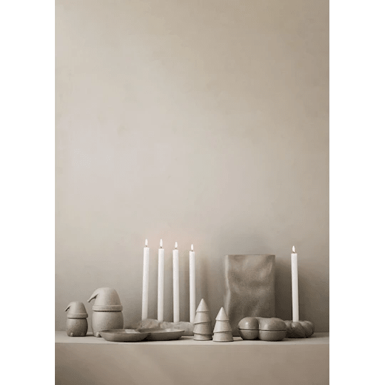 DBKD Twine Candle Kynttilänjalka Beige