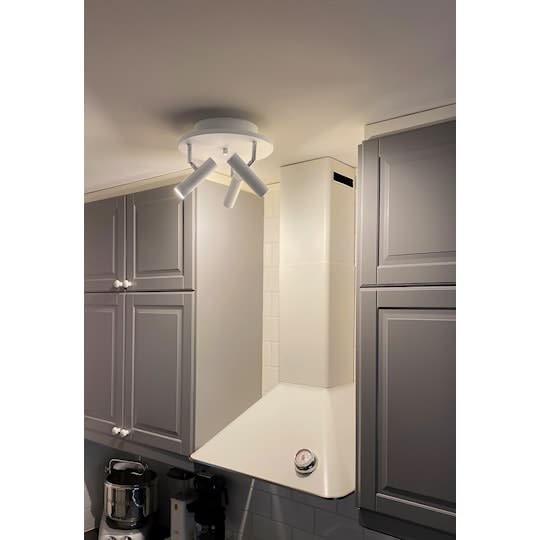 Aneta Lighting Donya Takspot Vit Ø30cm