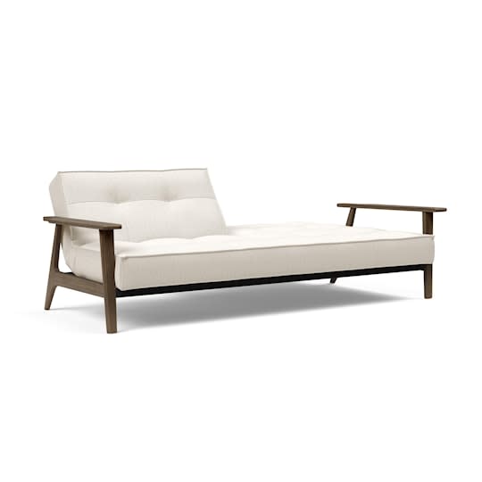 Innovation Living Splitback Frej Bäddsoffa Smoked Oak/Bouclé Off White 115x200